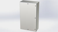 SCE-60EL3616SSLP | NEMA 3R, 12, 4, 4X | S.S. EL Enclosure, 60H x 36W x 16D | Saginaw