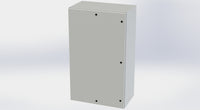 SCE-60EL3620LPLG | NEMA 3R, 12, 4 | EL Enclosure, 60H x 36W x 20D | Saginaw