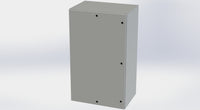 SCE-60EL3624LP+SCE-60P36 | NEMA 4 / 12 / 13 | 60H x 36W x 24D | Subpanel: Solid | Knockouts: No | Keyed: No | Saginaw