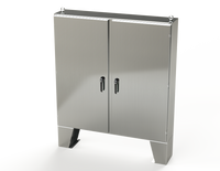 SCE-60EL6012SSLPPL | NEMA 3R, 12, 4, 4X | S.S. 2DR EL LPPL Enclosure, 60H x 60W x 12D | Saginaw