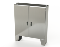 SCE-60EL6018SS6LPPL | NEMA 3R, 12, 4, 4X | S.S. 2DR EL LPPL Enclosure, 60H x 60W x 18D | Saginaw