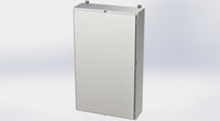 SCE-60H3612SS6LP | NEMA 3R, 12, 4, 4X | Nema 4X LP Enclosure, 60H x 36W x 12D | Saginaw