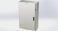 SCE-60XEL3716SS6LP | NEMA 3R, 12, 4, 4X | S.S. XEL Enclosure, 60H x 37W x 16D | Saginaw