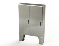 SCE-60XEL4912SS6LP | NEMA 3R, 12, 4, 4X | S.S. 2DR XEL Enclosure, 60H x 49W x 12D | Saginaw