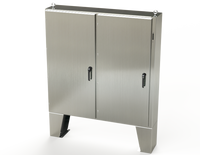 SCE-60XEL6112SS6LP | NEMA 3R, 12, 4, 4X | S.S. 2DR XEL Enclosure, 60H x 61W x 12D | Saginaw