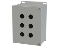 SCE-6PBH | NEMA 12, 4 | Hinged PB Enclosure, 10H x 8W x 6D | Saginaw
