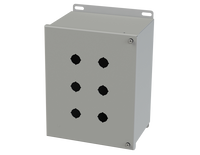 SCE-6PBHI | NEMA 12, 4 | Hinged PB Enclosure, 10H x 8W x 6D | Saginaw