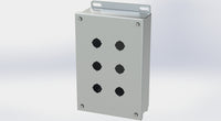SCE-6PBSSI | NEMA 12, 4, 4X | S.S. PB Enclosure, 10H x 6W x 3D | Saginaw