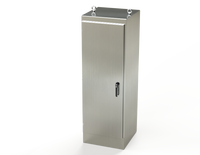 SCE-72EL2424SSFS | NEMA 3R, 12, 4, 4X | S.S. EL FS Enclosure, 72H x 24W x 24D | Saginaw