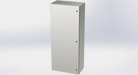 SCE-72EL3016SSLP | NEMA 3R, 12, 4, 4X | S.S. EL Enclosure, 72H x 30W x 16D | Saginaw