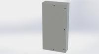 SCE-72EL3612LP+SCE-72P36 | NEMA 4 / 12 / 13 | 72H x 36W x 12D | Subpanel: Solid | Knockouts: No | Keyed: No | Saginaw