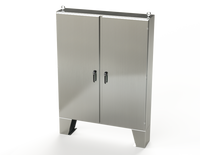 SCE-72EL6012SS6LPPL | NEMA 3R, 12, 4, 4X | S.S. 2DR EL LPPL Enclosure, 72H x 60W x 12D | Saginaw