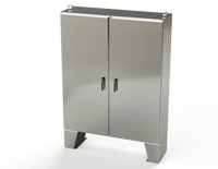 SCE-72EL6018SS6LPPL | NEMA 3R, 12, 4, 4X | S.S. 2DR EL LPPL Enclosure, 72H x 60W x 18D | Saginaw