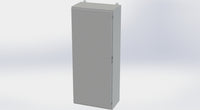 SCE-72H3016LP | NEMA 3R, 12, 4 | Nema 4 LP Enclosure, 72H x 30W x 16D | Saginaw