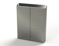 SCE-72K6012SSST | S.S. 2DR Sanitary Sloping Top Enclosure | 72.00