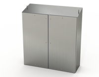 SCE-72K7224SSST | S.S. 2DR Sanitary Sloping Top Enclosure | 72.00