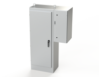 SCE-72XD2818 | NEMA 3R, 12, 4 | 1DR XD Enclosure, 72H x 28W x 18D | Saginaw
