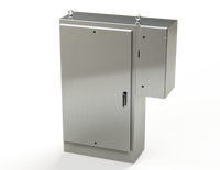 SCE-72XD4018SS | NEMA 3R, 12, 4, 4X | S.S. 1DR XD Enclosure, 72H x 40W x 18D | Saginaw