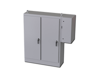 SCE-72XD5418 | NEMA 3R, 12, 4 | 2DR XD Enclosure, 72H x 54W x 18D | Saginaw