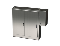 SCE-72XD6618SS | NEMA 3R, 12, 4, 4X | S.S. 2DR XD Enclosure, 72H x 66W x 18D | Saginaw