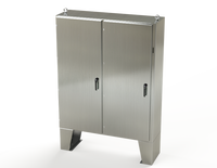 SCE-72XEL6118SS6LP | NEMA 3R, 12, 4, 4X | S.S. 2DR XEL Enclosure, 72H x 61W x 18D | Saginaw