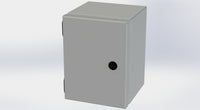 SCE-8066ELJ+SCE-8P6 | NEMA 4 / 12 / 13 | 8H x 6W x 6D | Subpanel: Solid | Knockouts: No | Keyed: No | Saginaw