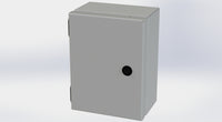 SCE-806ELJ+SCE-8P6 | NEMA 4 / 12 / 13 | 8H x 6W x 4D | Subpanel: Solid | Knockouts: No | Keyed: No | Saginaw