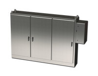 SCE-84XD3EW18SS | NEMA 3R, 12, 4, 4X | S.S. 3DR XD Enclosure, 84H x 118W x 18D | Saginaw