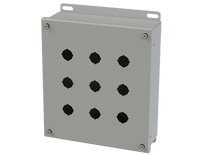 SCE-9PBI | NEMA 12, 4 | PB Enclosure, 10H x 9W x 3D | Saginaw