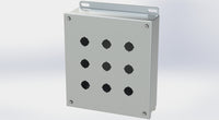 SCE-9PBSSI | NEMA 12, 4, 4X | S.S. PB Enclosure, 10H x 9W x 3D | Saginaw