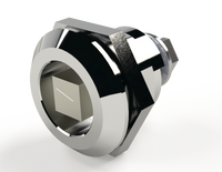 SCE-DL7SC | NEMA N/A | Latch, Square w/ Skeleton Key (Chrome), 1H x 1W x 1D | Saginaw