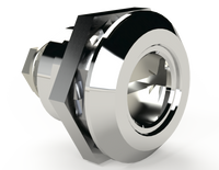 SCE-DLCA | NEMA N/A | Coinproof Door Latch (Chrome), 1H x 1W x 1D | Saginaw