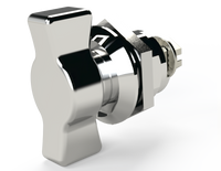 SCE-DLWKC | NEMA N/A | Quarter Turn Wing Knob Non-Locking (Chrome), 2H x 2W x 1D | Saginaw