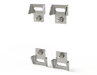 SCE-ELJMFKSS-OS | NEMA N/A | Mtg Foot Kit (SS ELJ Enclosure), 6H x 6W x 1D | Saginaw