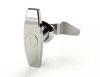 SCE-ELKLT | NEMA N/A | Key-Locking T Handle (Chrome), 3H x 1W x 3D | Saginaw