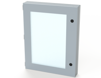 SCE-HWK1814 | NEMA 3R, 12, 4 | Kit, Hinged Window, 18H x 14W x 2D | Saginaw