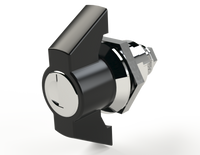 SCE-KLWNB | NEMA N/A | Keylocking Wingknob Door Latch (Black), 1H x 1W x 1D | Saginaw