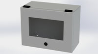 SCE-L9126ELJW | NEMA 3R, 12, 4 | ELJ Trough Window Enclosure, 9H x 12W x 6D | Saginaw