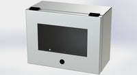 SCE-L9126ELJWSS | NEMA 3R, 12, 4, 4X | S.S. ELJ Trough Window Enclosure, 9H x 12W x 6D | Saginaw