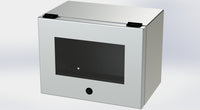 SCE-L9128ELJWSS | NEMA 3R, 12, 4, 4X | S.S. ELJ Trough Window Enclosure, 9H x 12W x 8D | Saginaw