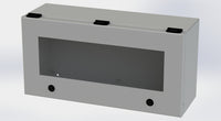 SCE-L9186ELJW | NEMA 3R, 12, 4 | ELJ Trough Window Enclosure, 9H x 18W x 6D | Saginaw