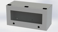 SCE-L9188ELJW | NEMA 3R, 12, 4 | ELJ Trough Window Enclosure, 9H x 18W x 8D | Saginaw