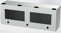 SCE-L9246ELJWSS | NEMA 3R, 12, 4, 4X | S.S. ELJ Trough Window Enclosure, 9H x 24W x 6D | Saginaw