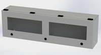 SCE-L9306ELJW | NEMA 3R, 12, 4 | ELJ Trough Window Enclosure, 9H x 30W x 6D | Saginaw