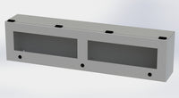 SCE-L9366ELJW | NEMA 3R, 12, 4 | ELJ Trough Window Enclosure, 9H x 36W x 6D | Saginaw