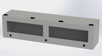 SCE-L9368ELJW | NEMA 3R, 12, 4 | ELJ Trough Window Enclosure, 9H x 36W x 8D | Saginaw
