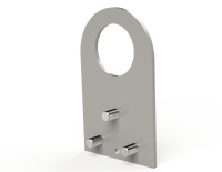 SCE-LLB7 | NEMA N/A | Lifting Lug, Bolt On, 8H x 4W x 1D | Saginaw