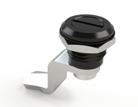 SCE-MINQB | NEMA N/A | Mini Quarter Turn Door Latch (Black), 2H x 2W x 1D | Saginaw