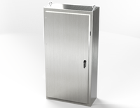 SCE-N80XM4018SS | S.S. 1DR Enc. Both sides Solid w/ Disc. | Saginaw (OBSOLETE)