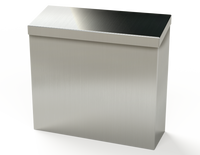 SCE-RH1010SS | NEMA IS11 | Hood, S.S. Rain (Fits 10in. Fan & Filter Cutout), 12H x 13W x 5D | Saginaw